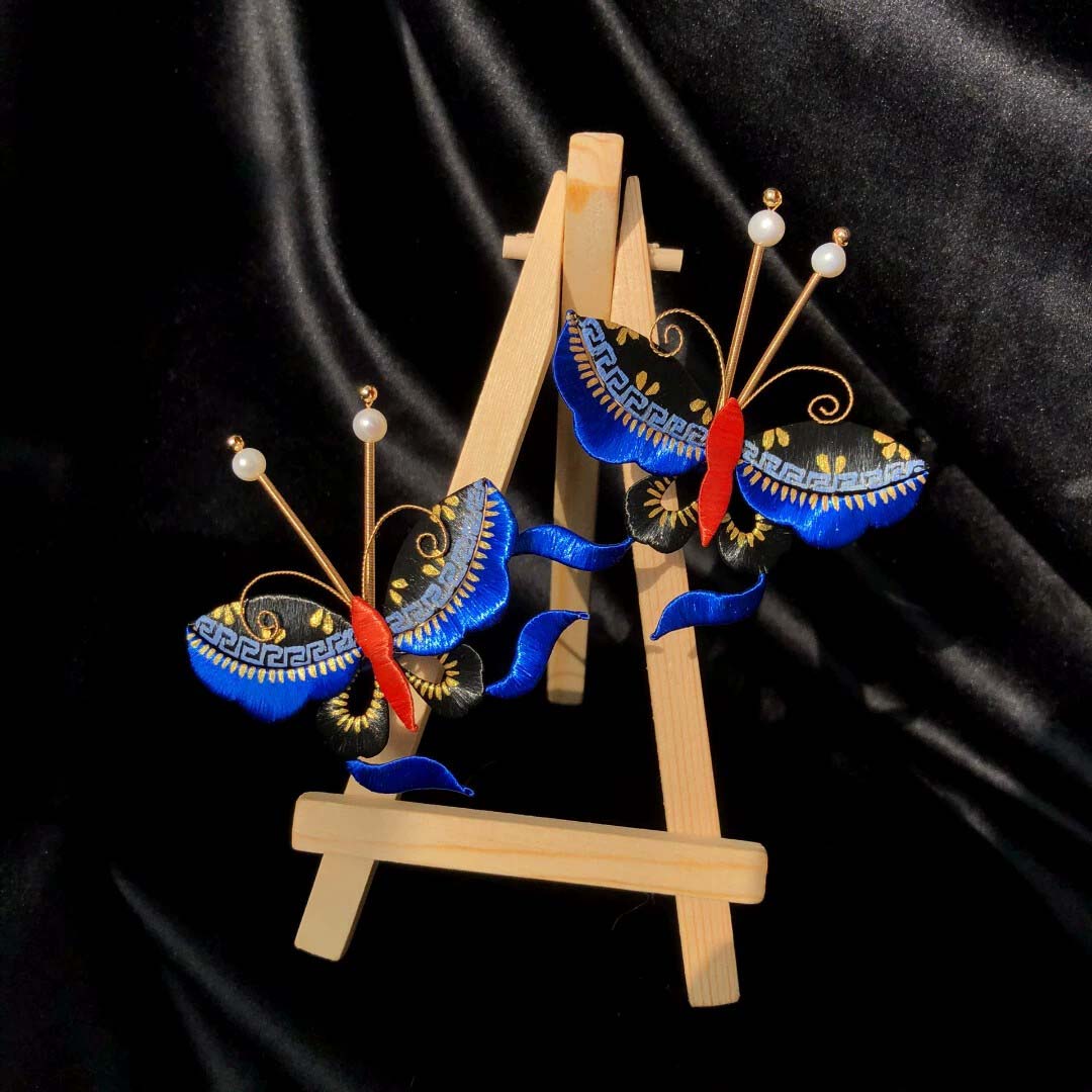 The Palace Museum Relic Reengraving Hairpin(Chanhua)