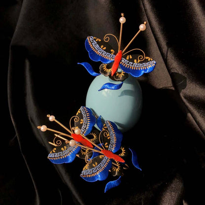 The Palace Museum Relic Reengraving Hairpin(Chanhua)