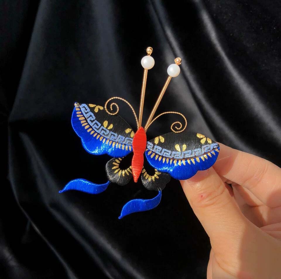 The Palace Museum Relic Reengraving Hairpin(Chanhua)