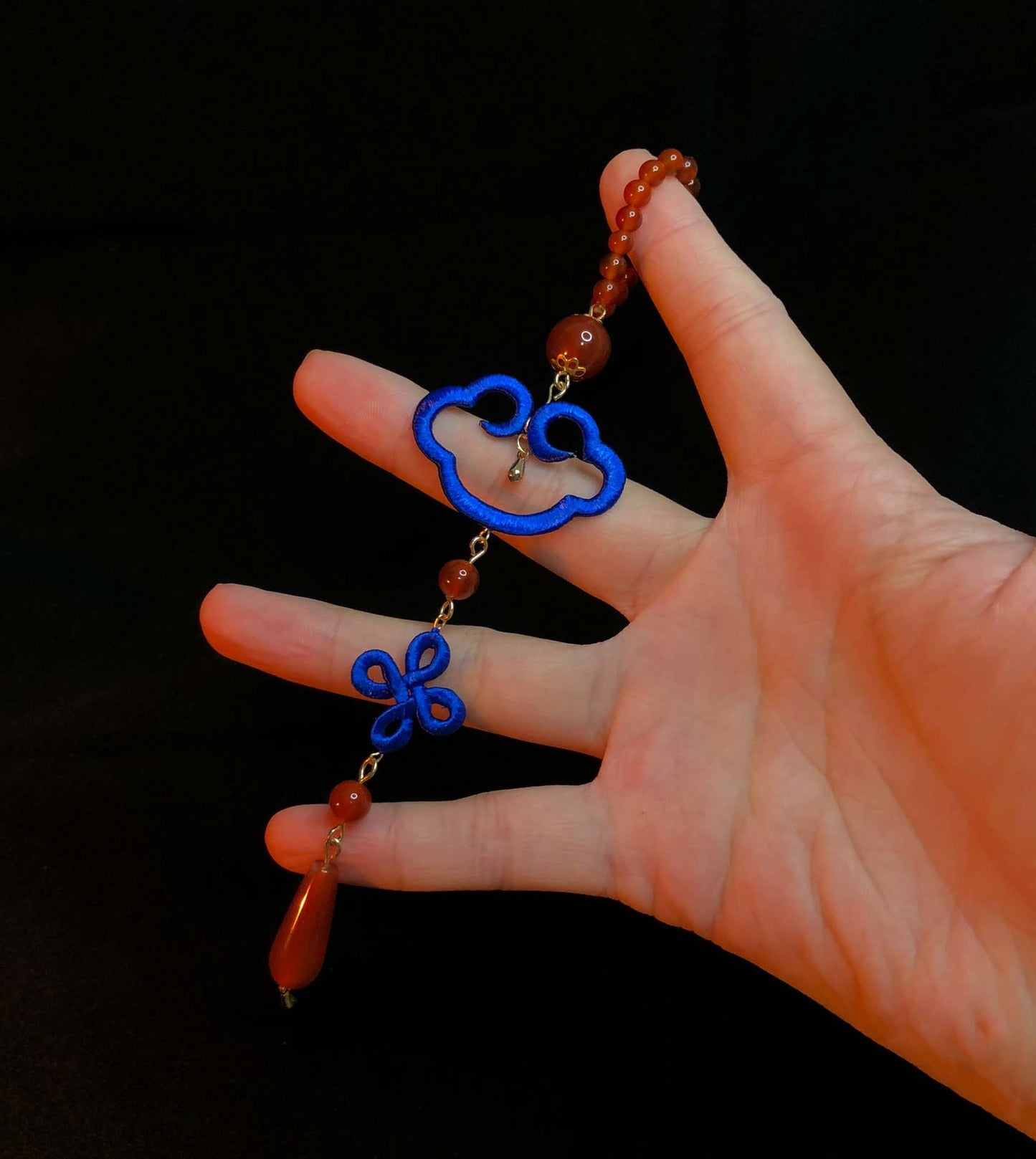 Chinese Knot Bespoke Charm-Silk Charm(Chanhua)