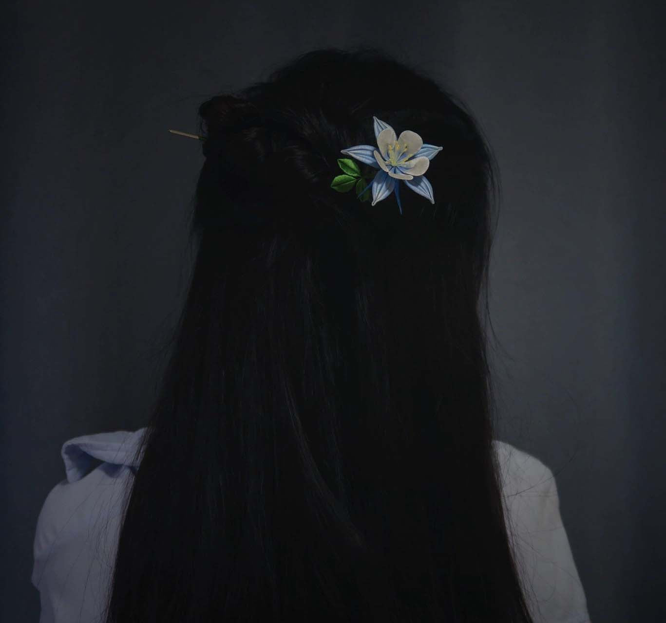 Columbine Bespoke Hairpin-Silk Hairpin(Chanhua)