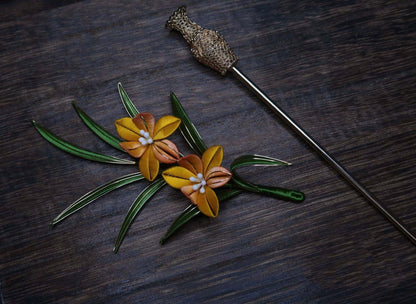 Orchid Bespoke Brooch-Silk Brooch(Chanhua)