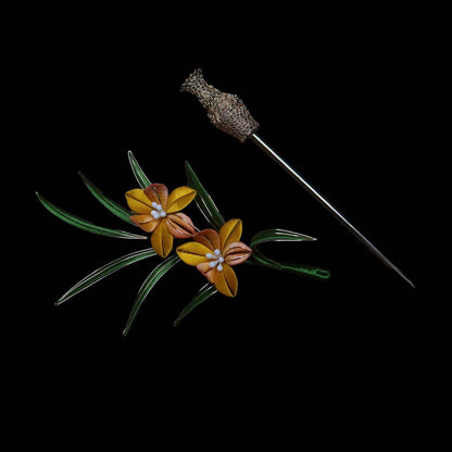 Orchid Bespoke Brooch-Silk Brooch(Chanhua)