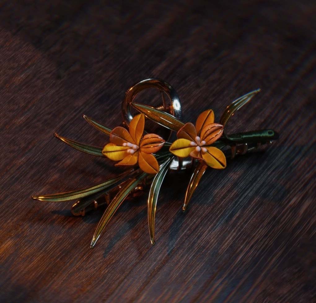 Orchid Bespoke Brooch-Silk Brooch(Chanhua)