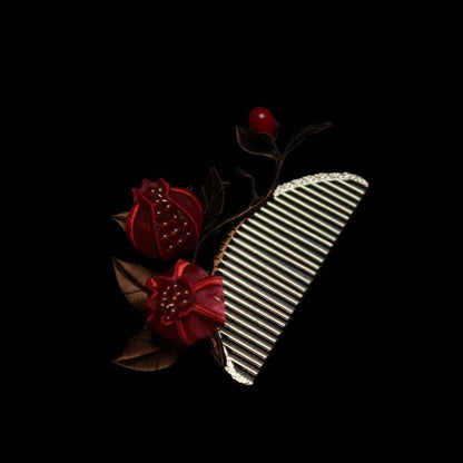 Pomegranate Bespoke Hairpin-Silk Hairpin(Chanhua)