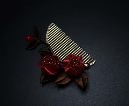 Pomegranate Bespoke Hairpin-Silk Hairpin(Chanhua)
