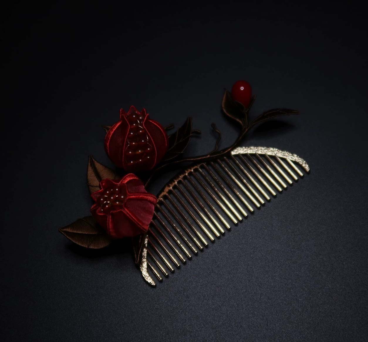 Pomegranate Bespoke Hairpin-Silk Hairpin(Chanhua)