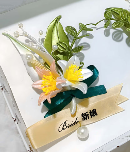 Flowers Bespoke Corsage-Silk Corsage (Chanhua)