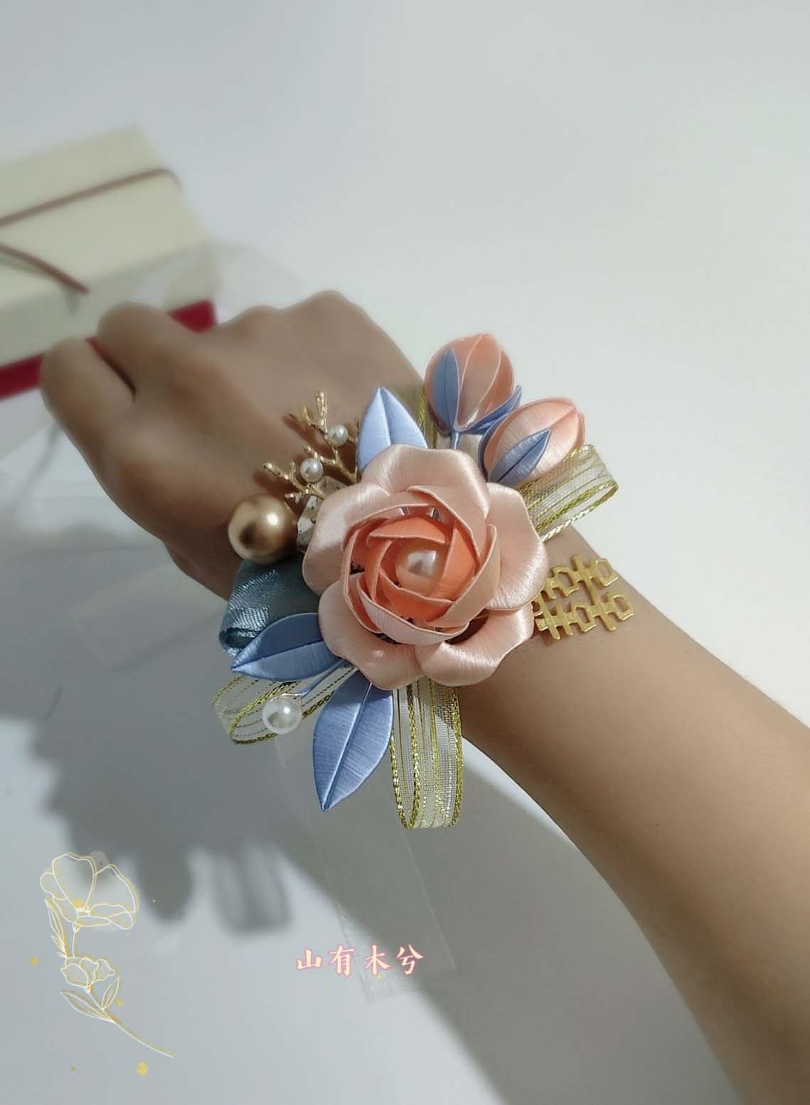 Rose Handmade Corsage-Silk Corsage(Chanhua)