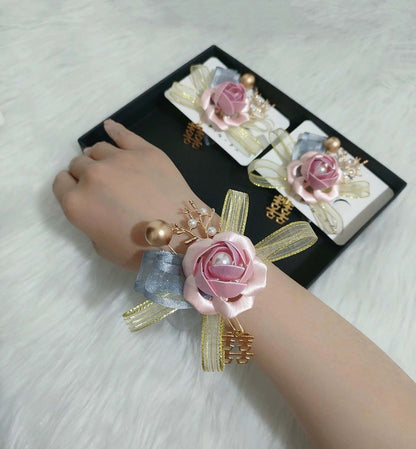 Rose Handmade Corsage-Silk Corsage(Chanhua)