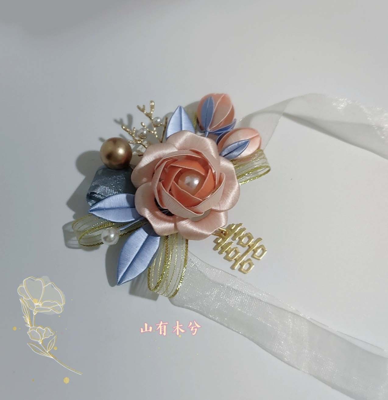 Rose Handmade Corsage-Silk Corsage(Chanhua)