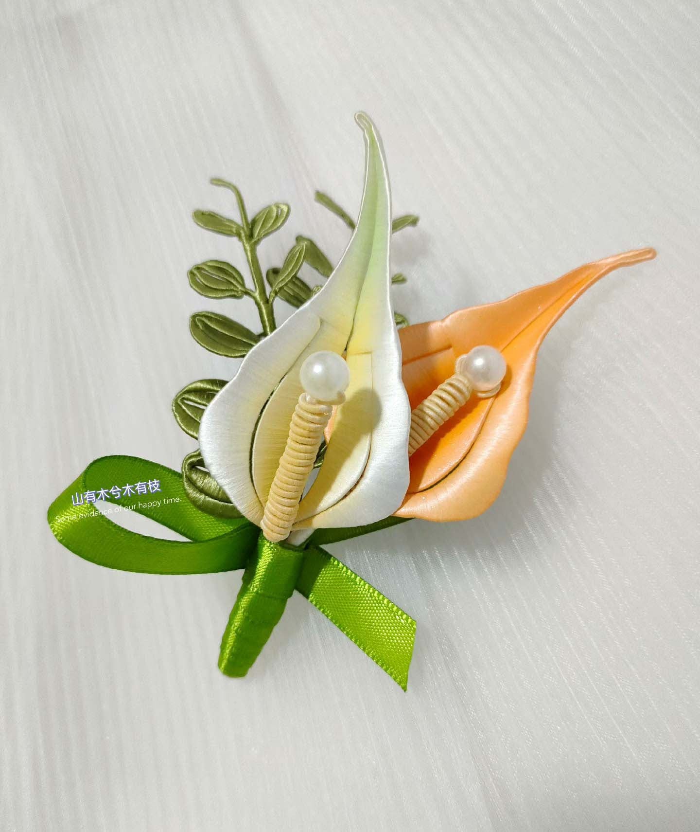 Callalily Bespoke Corsage-Silk Corsage(Chanhua)