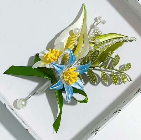 Twinflowers Bespoke Corsage-Silk Corsage(Chanhua)