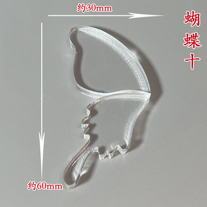 Clear Acrylic Wire Shaping Templates | Petal & Leaf Forms for Filigree Jewelry