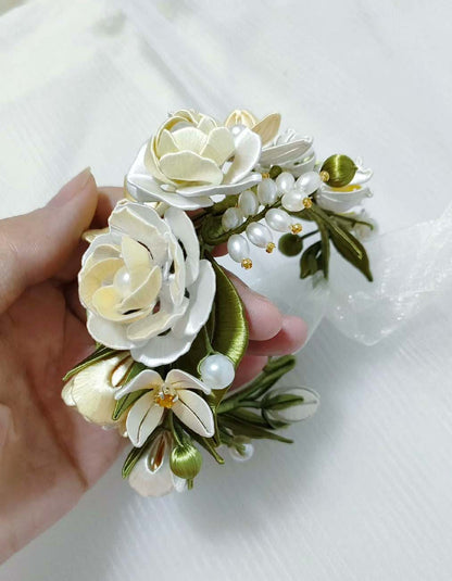 Rose Bespoke Corsage-Silk Corsage