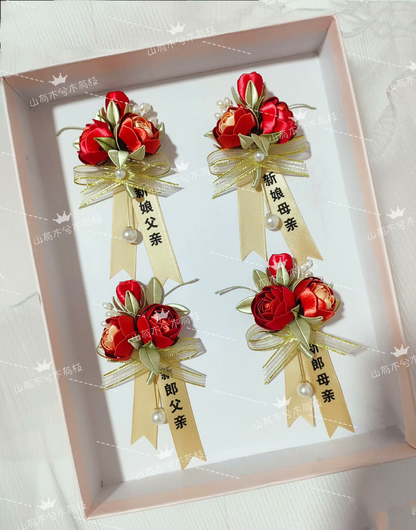 Rose Bespoke Corsage-Silk Corsage(Chanhua)