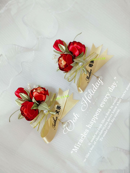 Rose Bespoke Corsage-Silk Corsage(Chanhua)