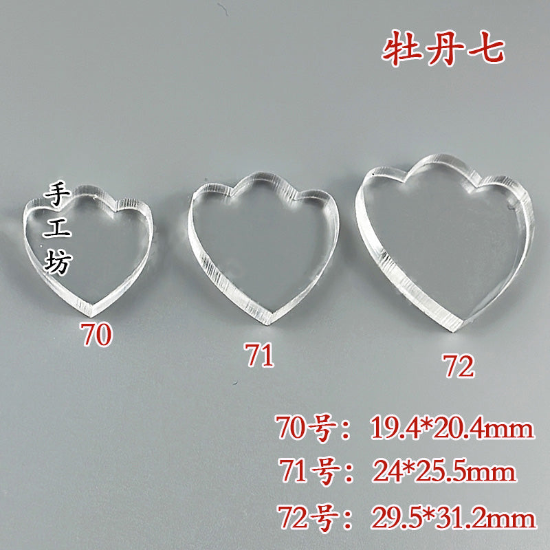 Clear Acrylic Wire Shaping Templates | Petal & Leaf Forms for Filigree Jewelry