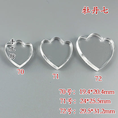 Clear Acrylic Wire Shaping Templates | Petal & Leaf Forms for Filigree Jewelry