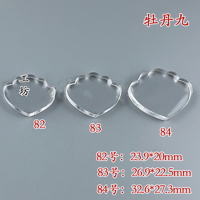 Clear Acrylic Wire Shaping Templates | Petal & Leaf Forms for Filigree Jewelry