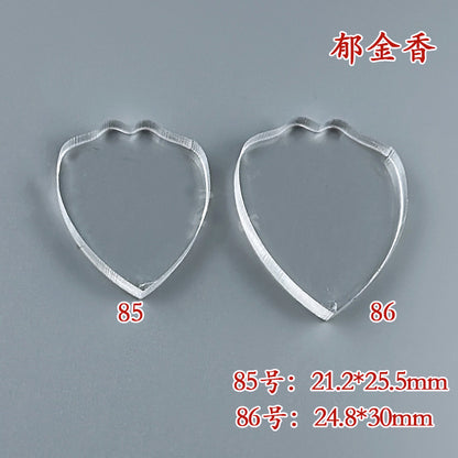 Clear Acrylic Wire Shaping Templates | Petal & Leaf Forms for Filigree Jewelry