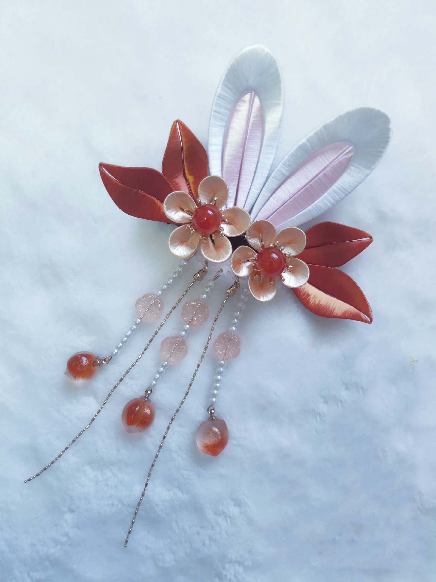 Ears Handmade Hair Clip-Silk Hair Clip(Chanhua)