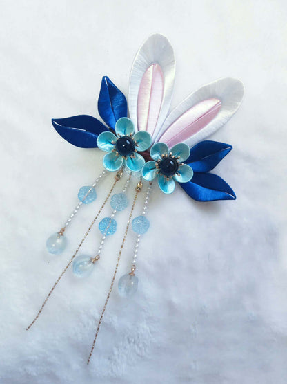 Ears Handmade Hair Clip-Silk Hair Clip(Chanhua)