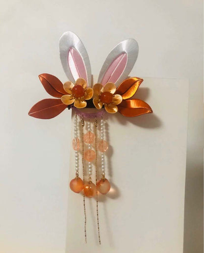 Ears Handmade Hair Clip-Silk Hair Clip(Chanhua)