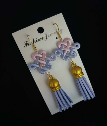 Chinese Knot Handmade Earrings-Silk Earrings(Chanhua)