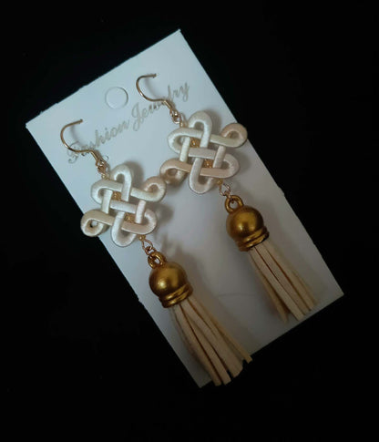 Chinese Knot Handmade Earrings-Silk Earrings(Chanhua)