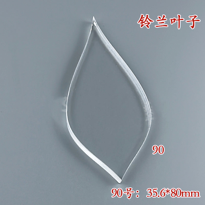 Clear Acrylic Wire Shaping Templates | Petal & Leaf Forms for Filigree Jewelry