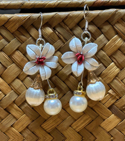 Lily Handmade Earrings-Silk Earrings(Chanhua)