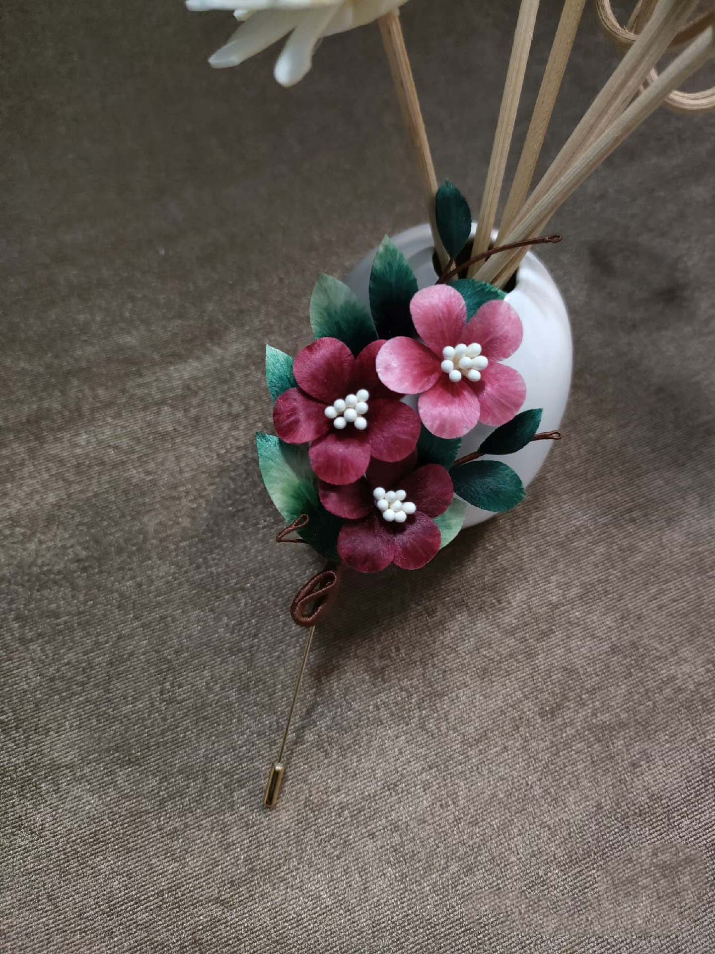 Flower Bespoke Corsage-Silk Corsage(Ronghua)