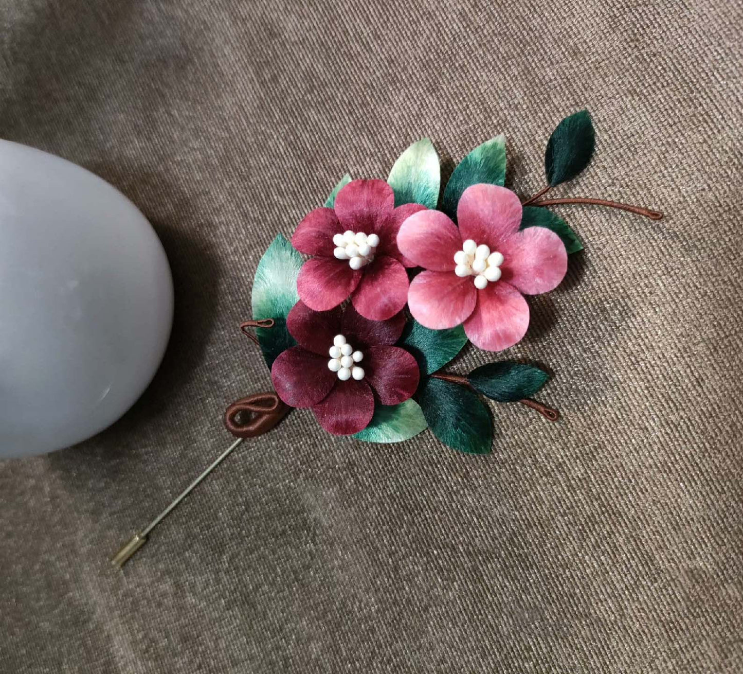 Flower Bespoke Corsage-Silk Corsage(Ronghua)