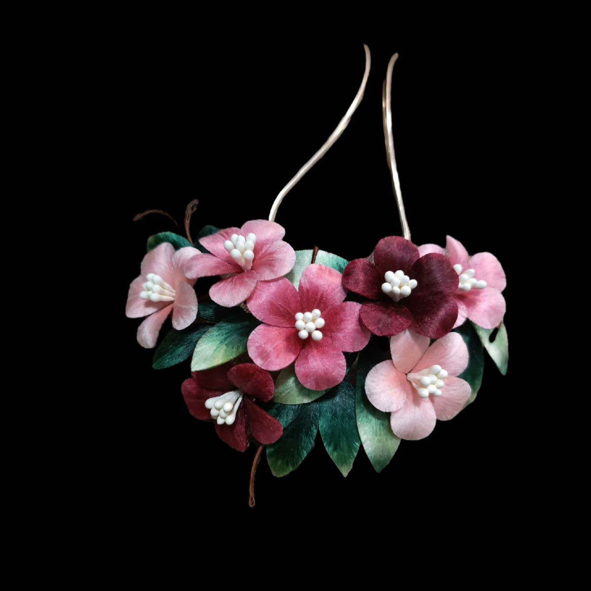 Flower Bespoke Hairpin-Silk Hairpin(Ronghua)