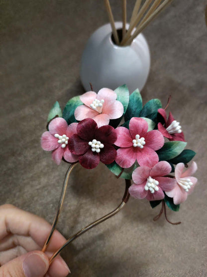 Flower Bespoke Hairpin-Silk Hairpin(Ronghua)