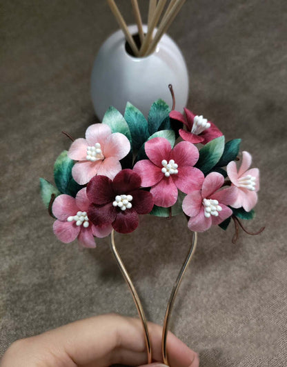 Flower Bespoke Hairpin-Silk Hairpin(Ronghua)