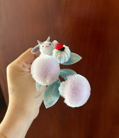 Squirrel Bespoke Brooch-Silk Brooch(Ronghua)