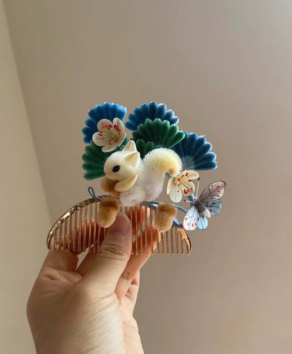 Squirrel Bespoke Hairpin-Silk Hairpin(Ronghua)