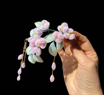 Wisteria Bespoke Corsage-Silk Corsage(Ronghua)