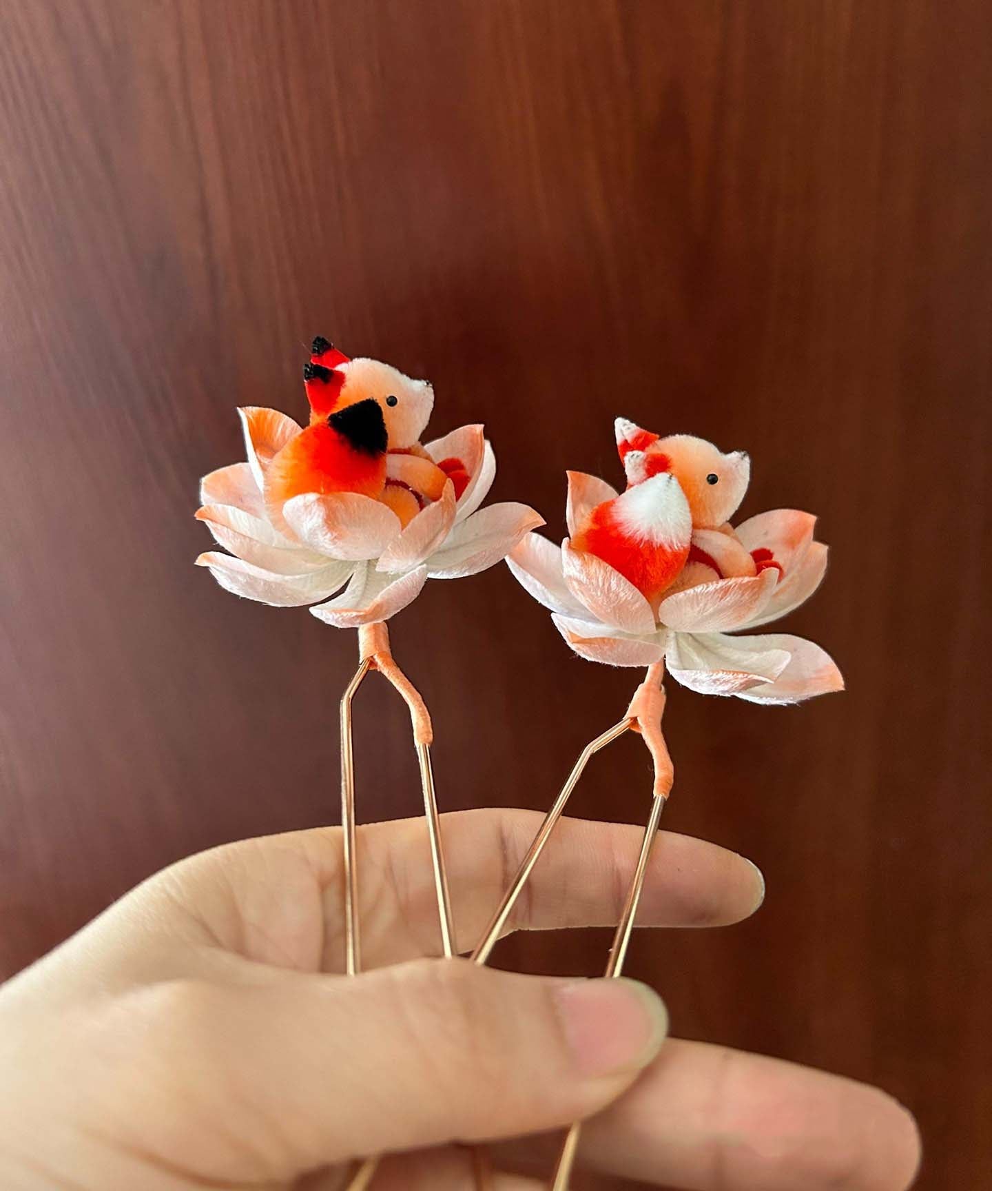 Fox Bespoke Hairpin-Silk Hairpin(Ronghua)