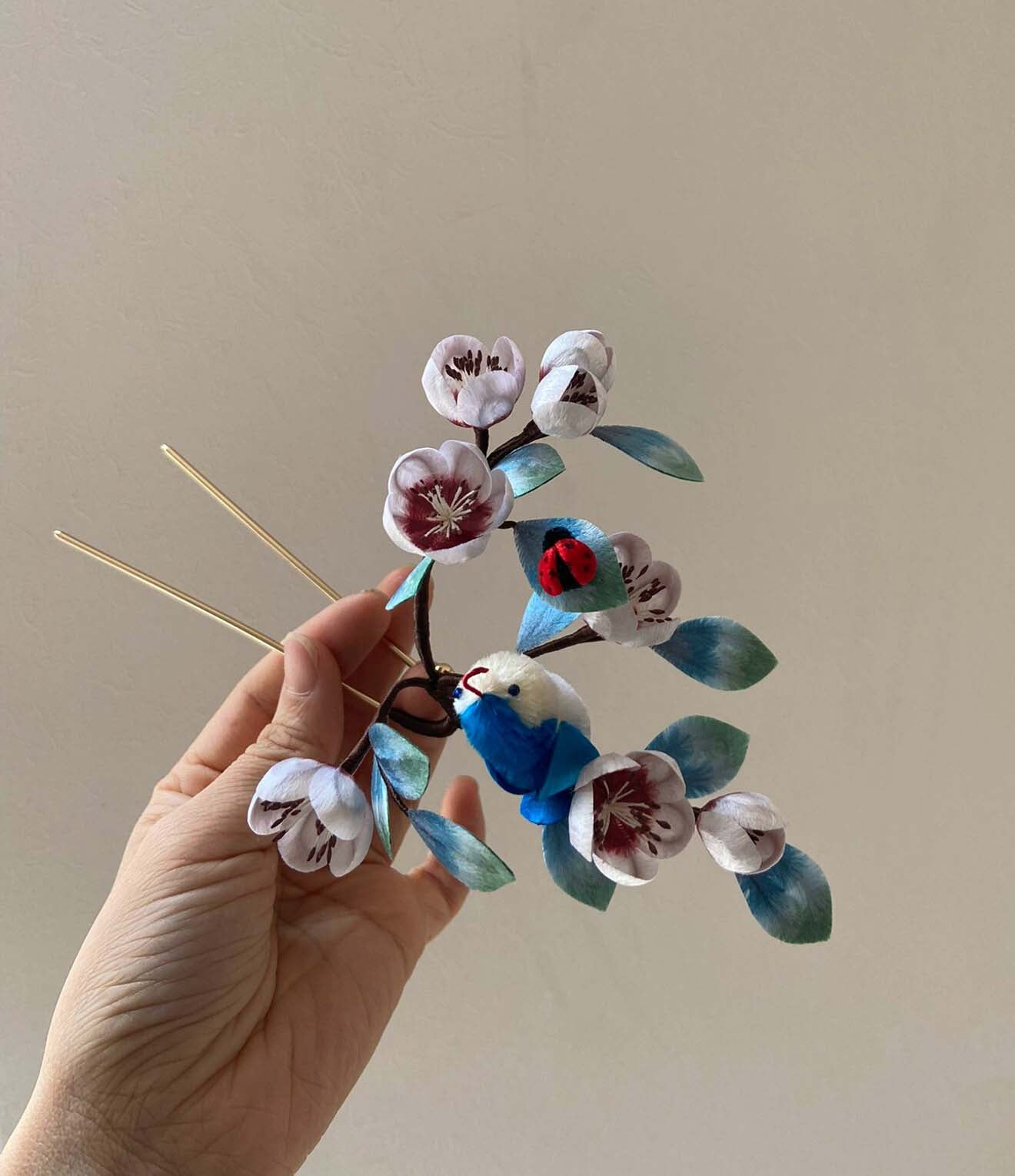 Bird Bespoke Hairpin-Silk Hairpin(Ronghua)