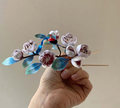 Bird Bespoke Hairpin-Silk Hairpin(Ronghua)