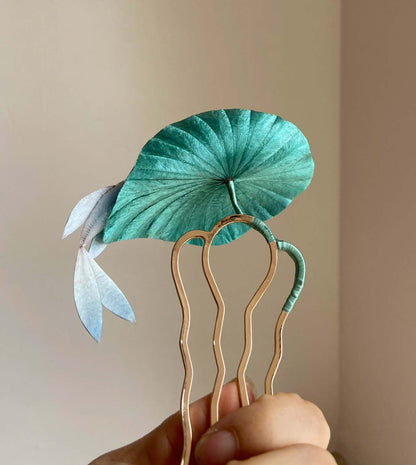 Lotus Bespoke Hairpin-Silk Hairpin(Ronghua)