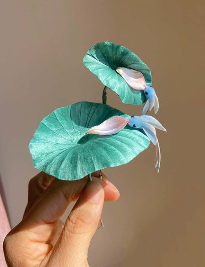 Lotus Bespoke Hairpin-Silk Hairpin(Ronghua)