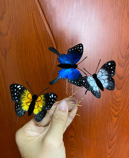 Butterfly Bespoke Hairpin-Silk Hairpin(Ronghua)