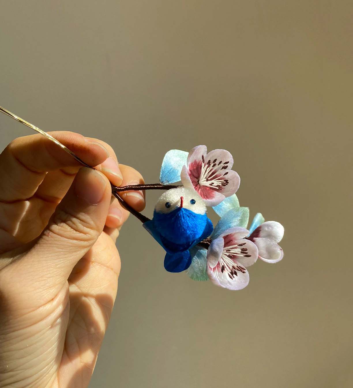 Bird Bespoke Hairpin-Silk Hairpin(Ronghua)