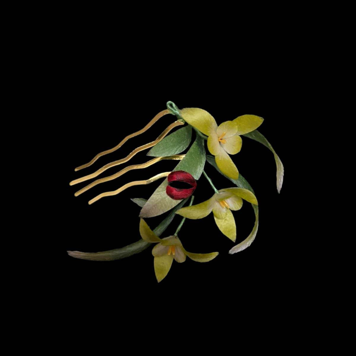 Orchid Bespoke Hairpin-Silk Hairpin(Ronghua)