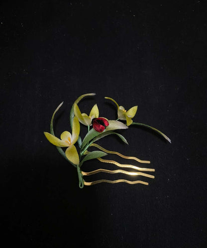 Orchid Bespoke Hairpin-Silk Hairpin(Ronghua)