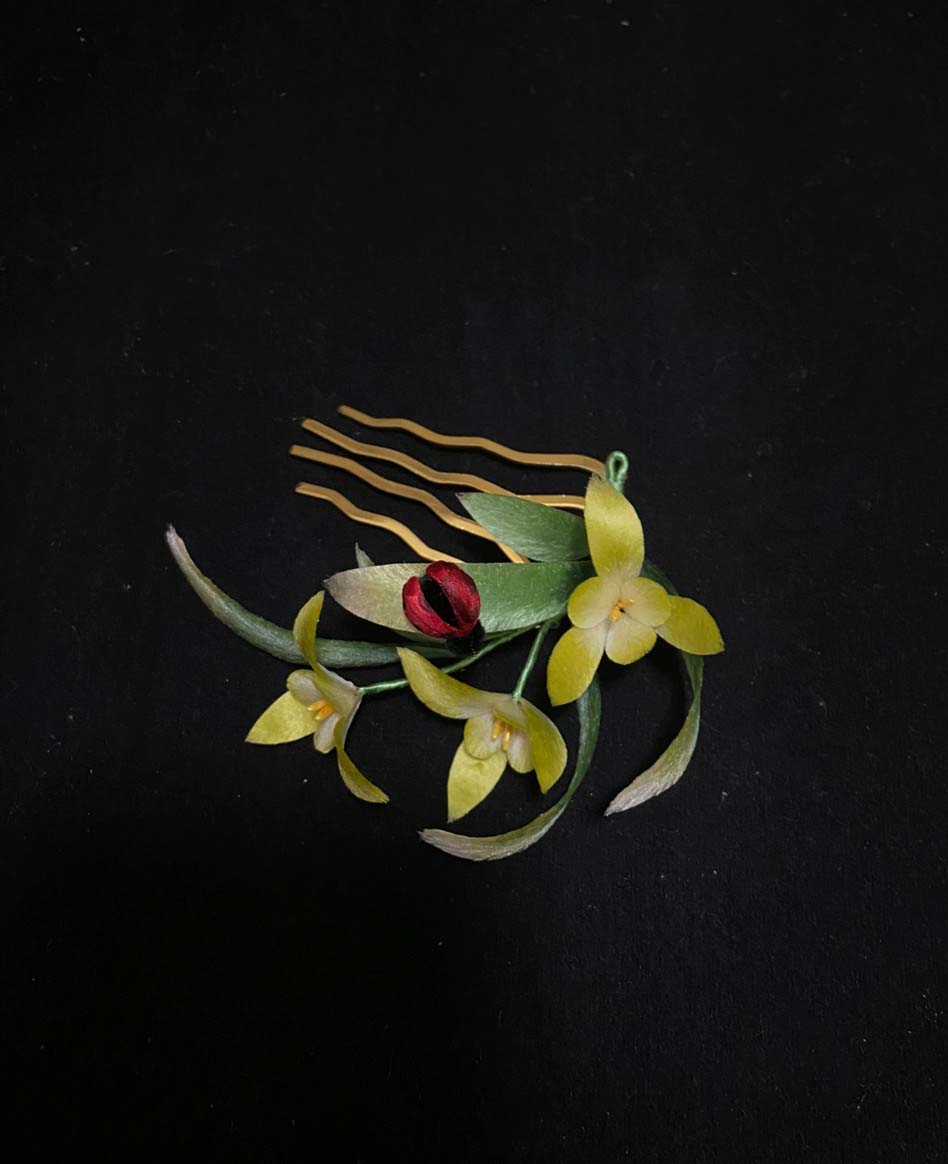 Orchid Bespoke Hairpin-Silk Hairpin(Ronghua)